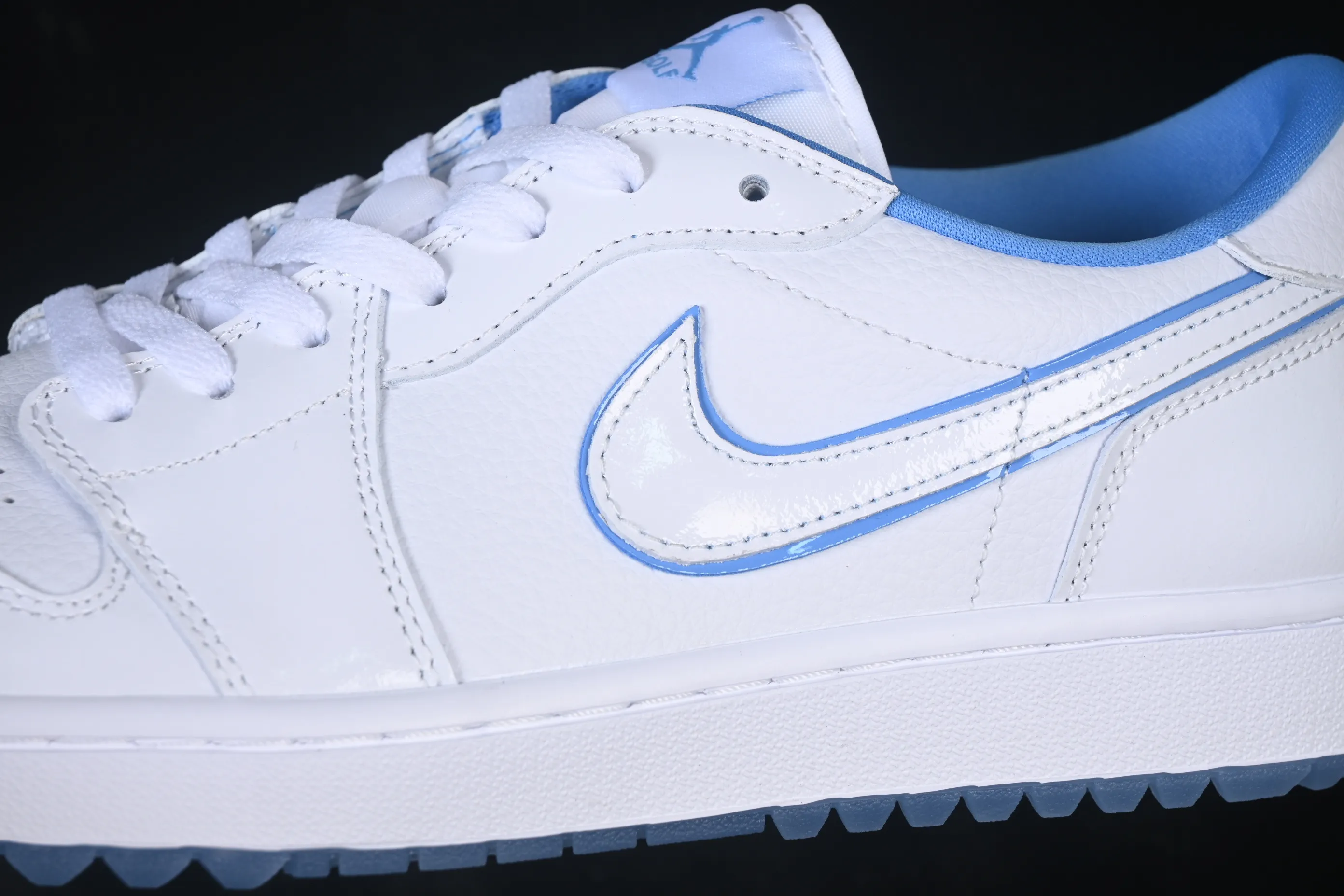 All categories Air Jordan Jordan series basketball shoes Air Jordan 1 Low Air Jordan 1 Low AJ1 Joe 1 patent leather white and blue low-top retro cultural basketball shoes DD9315-118